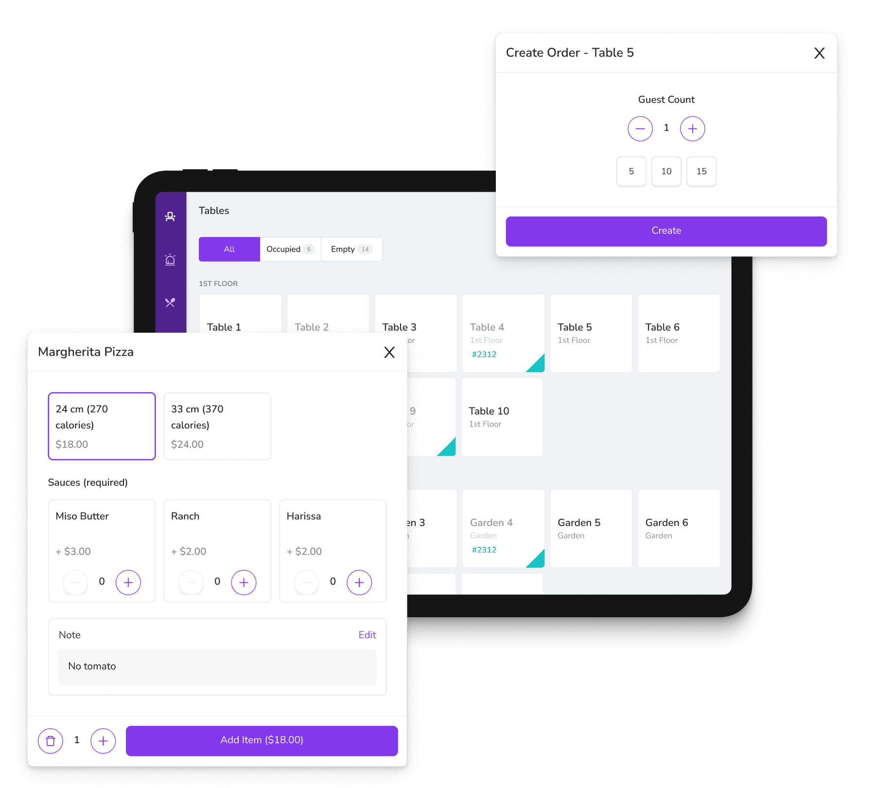 POS Lite user-friendly interface screen.