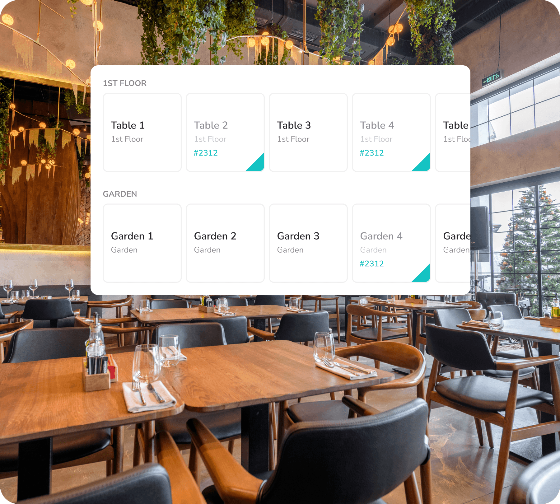 Manage tables effectively with FineDine.