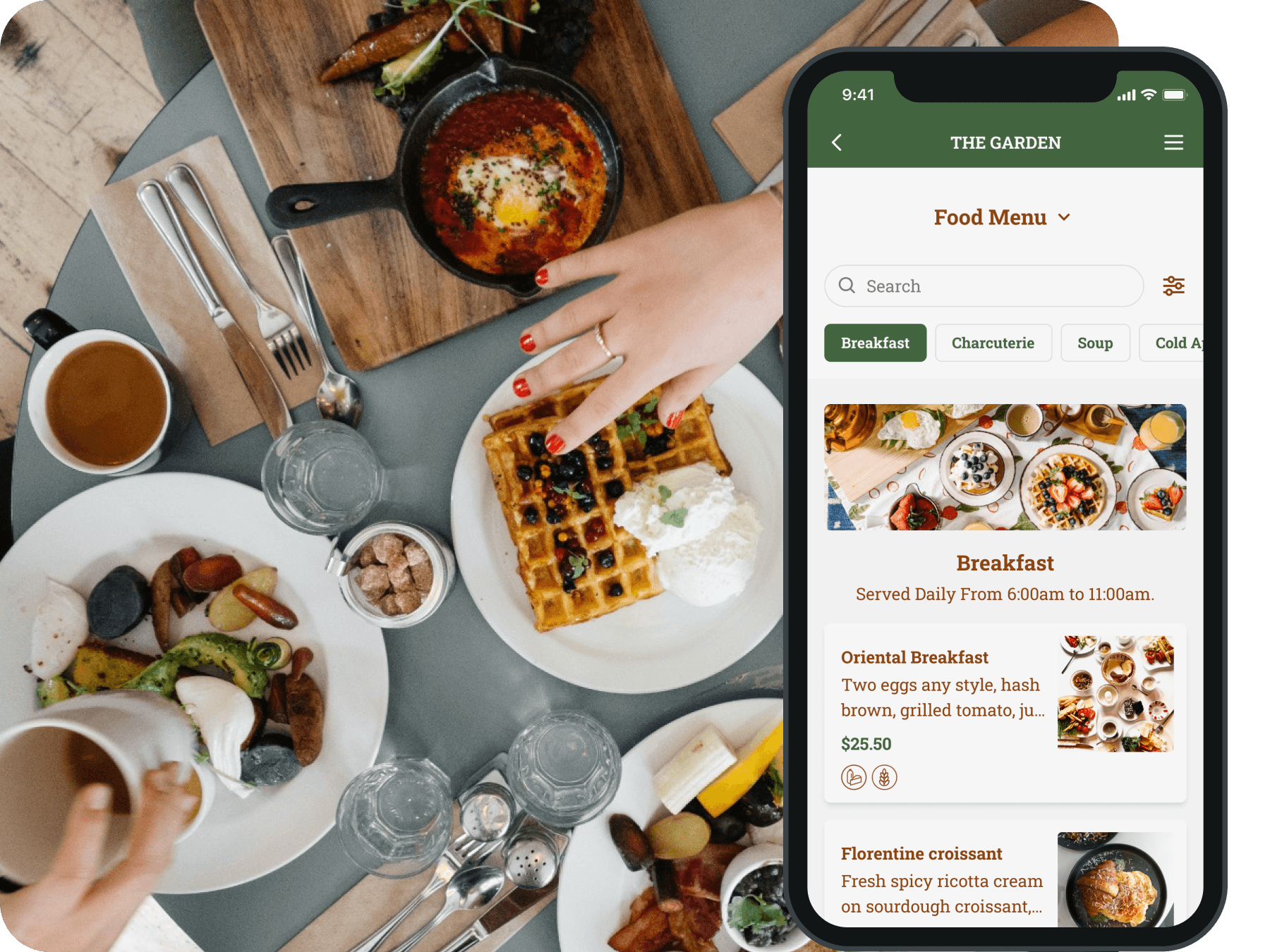 Customize enterprises menus.